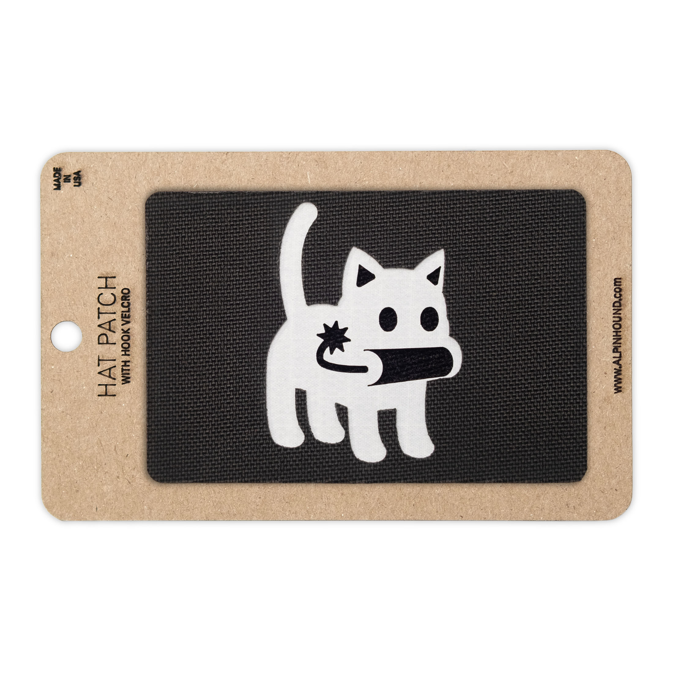 Bomb Cat Tactical Hat Patch 3X2