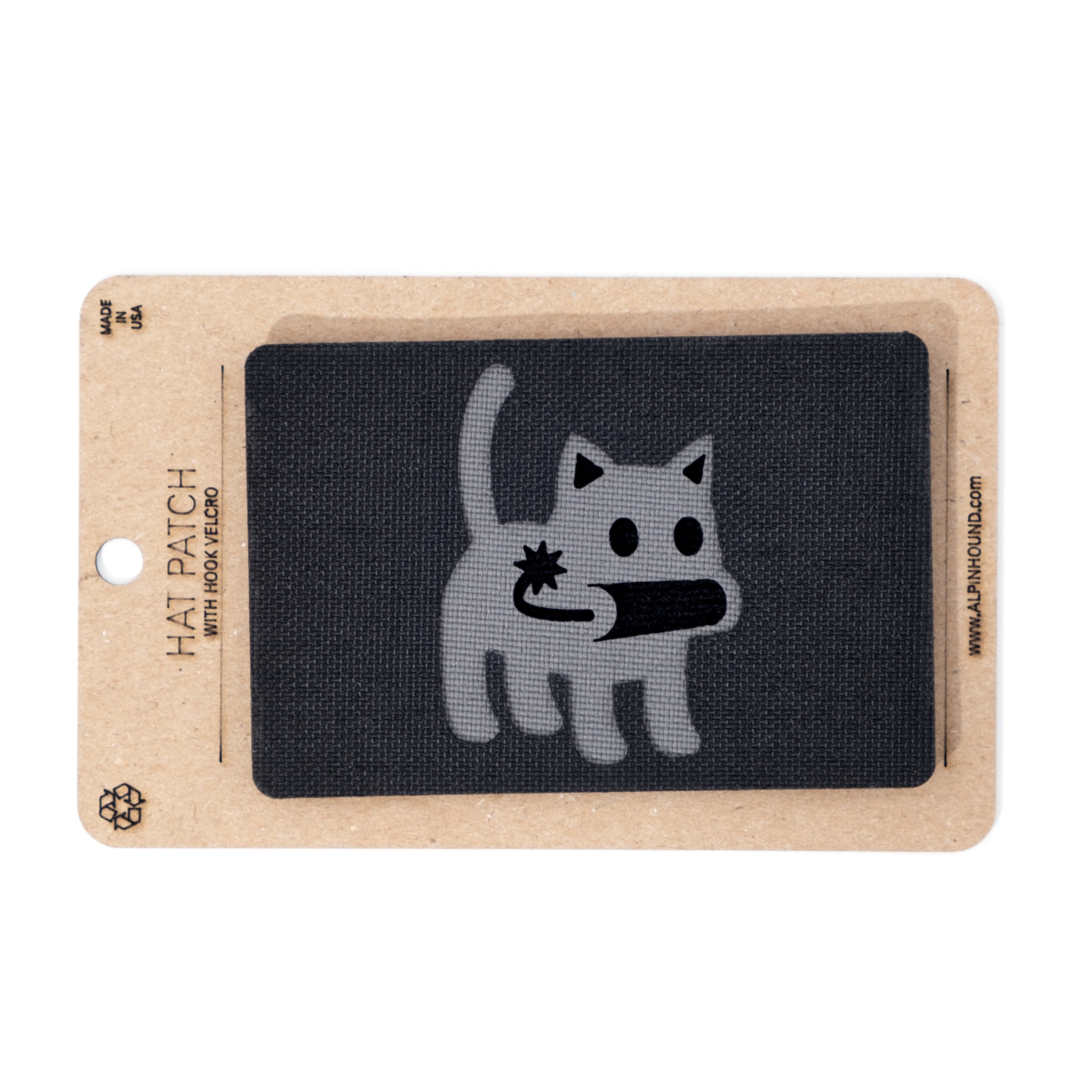 Bomb Cat Tactical Hat Patch 3X2