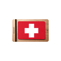 Wooden Display Stand for 3X2 Tactical Patch