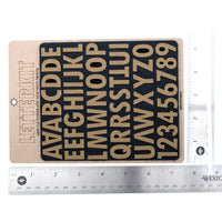 Tactical Alphabet & Numerals Set with Hook Velcro Backing