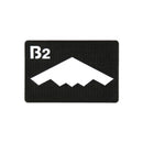 B2 Bomber Tactical Patch 3X2 Cordura Morale Patch by Alpinhound Supply