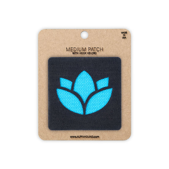 Lotus Flower Tactical Patch 2X2 Cordura Morale Patch by Alpinhound Supply