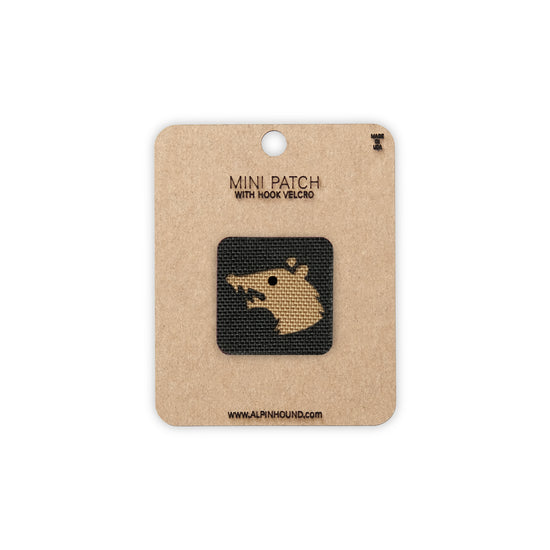 Opposum Head Tactical Patch 1X1 Cordura Morale Patch