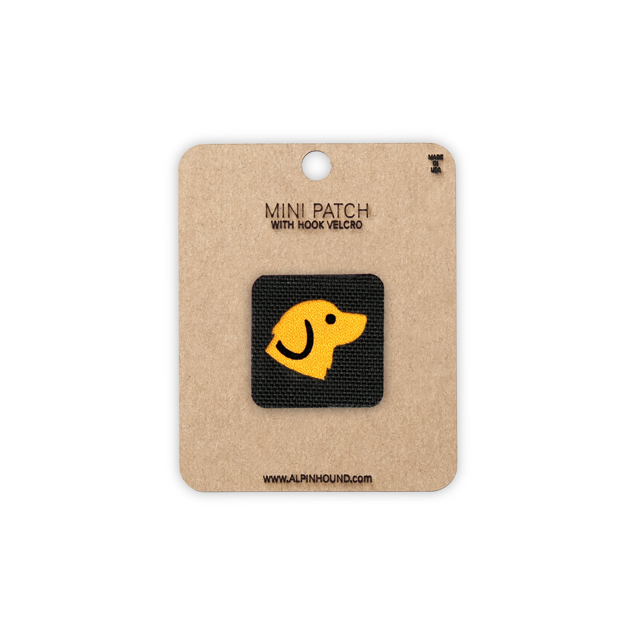 Golden Retriever Head Tactical Patch 1X1 Cordura Morale Patch