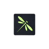 Dragonfly Tactical Patch Black 2X2 Cordura Morale Patch by Alpinhound Supply