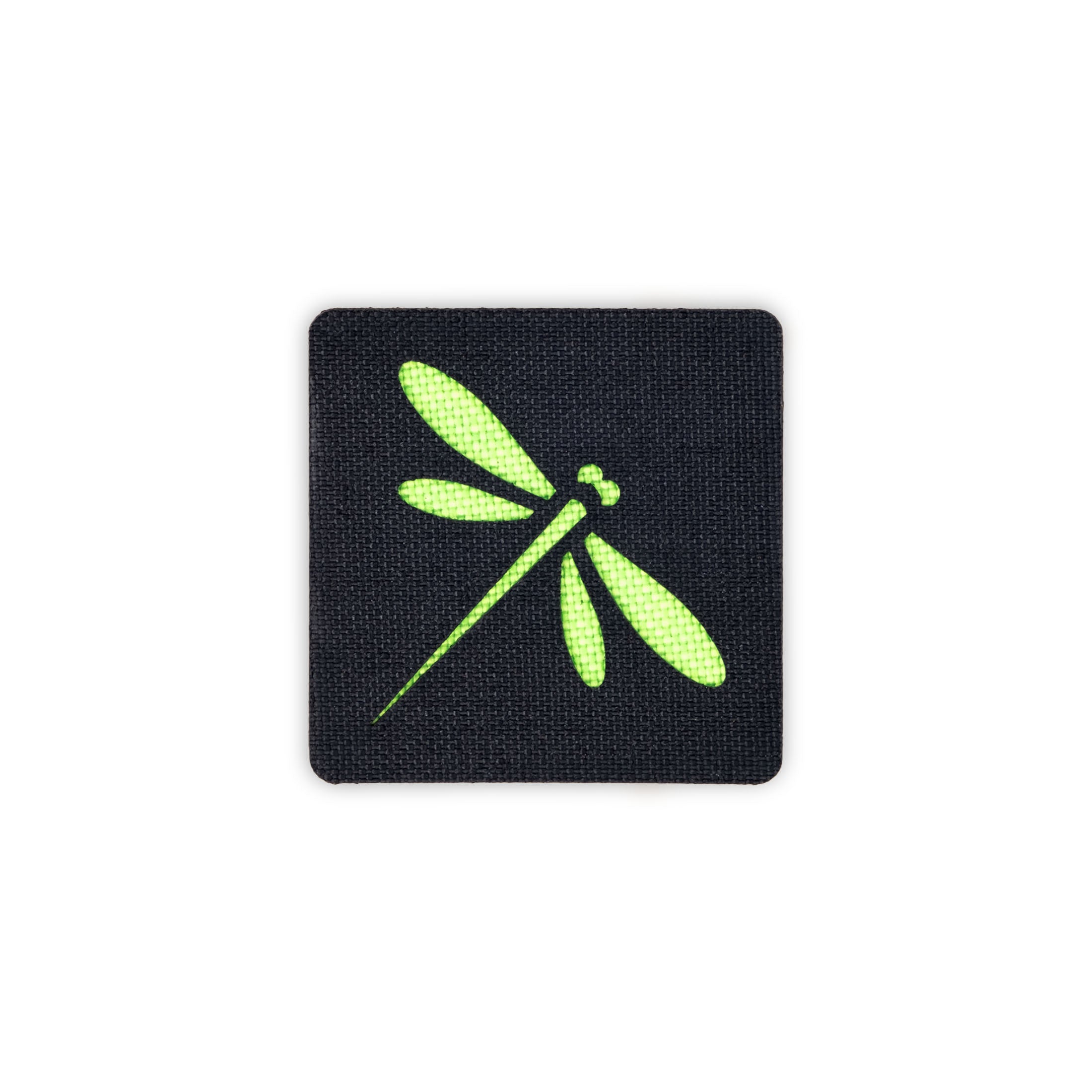Dragonfly Tactical Patch Black 2X2 Cordura Morale Patch by Alpinhound Supply