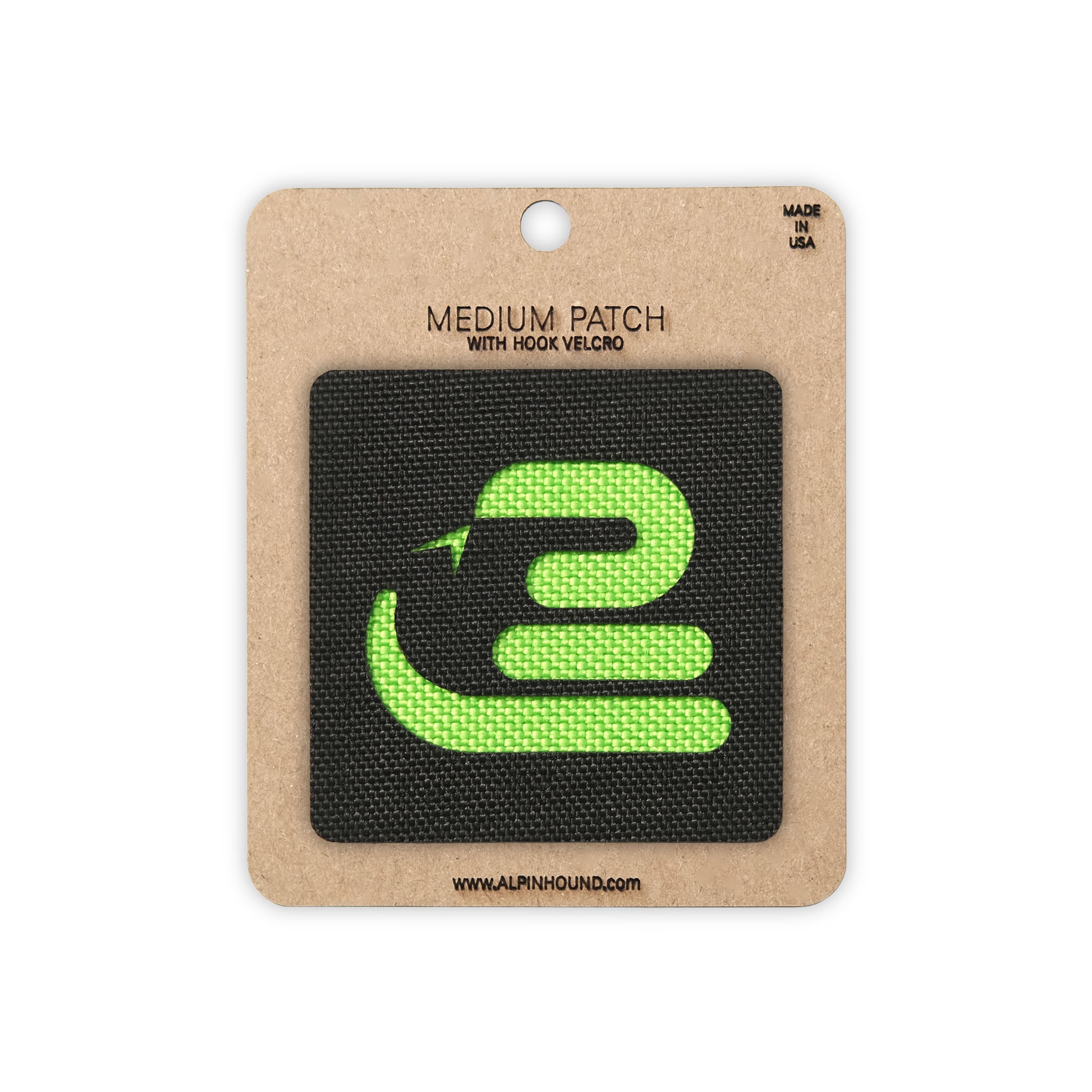 Snake Tactical Patch 2X2 Cordura Morale Patch by Alpinhound Supply