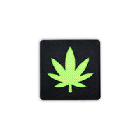 Patch tactique Marijuana 2X2 Cordura Morale Patch par Alpinhound Supply