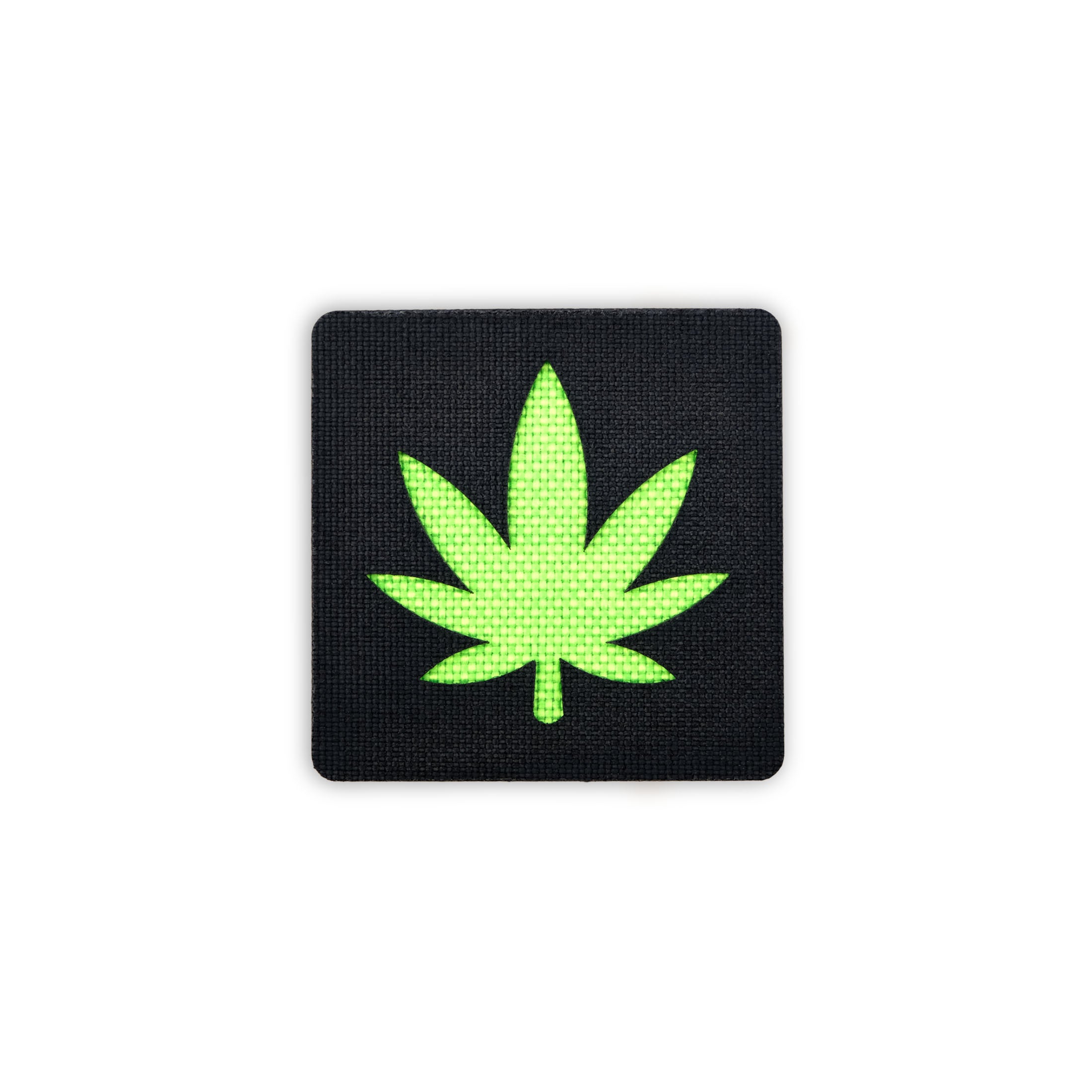 Patch tactique Marijuana 2X2 Cordura Morale Patch par Alpinhound Supply