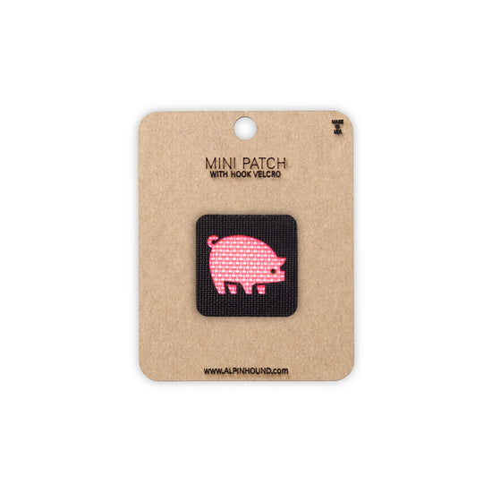 Pig Tactical Patch 1X1 Cordura Morale Patch by Alpinhound Supply