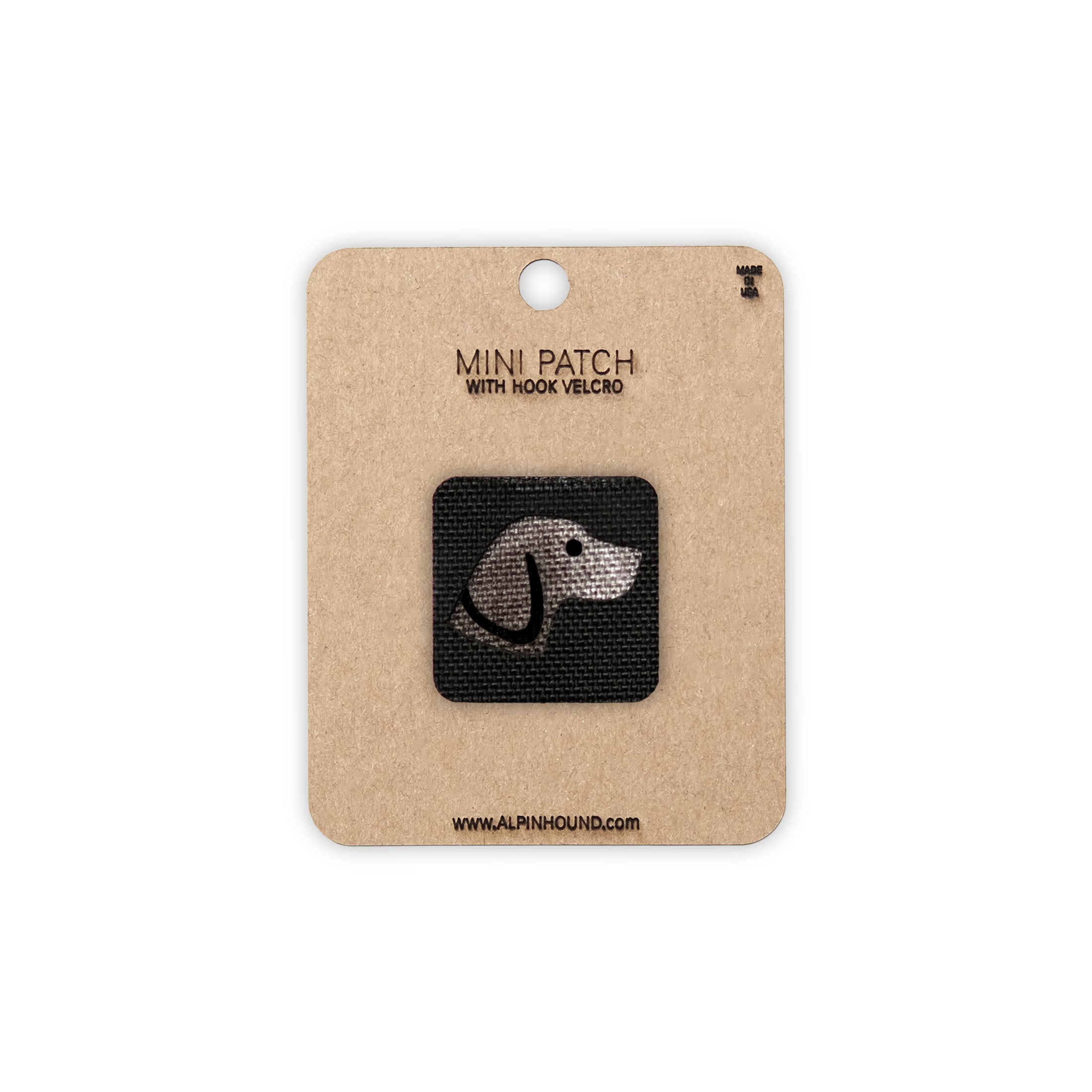 German Shorthair Pointer Head Tactical Patch 1X1 Cordura Morale Patch by Alpinhound Supply