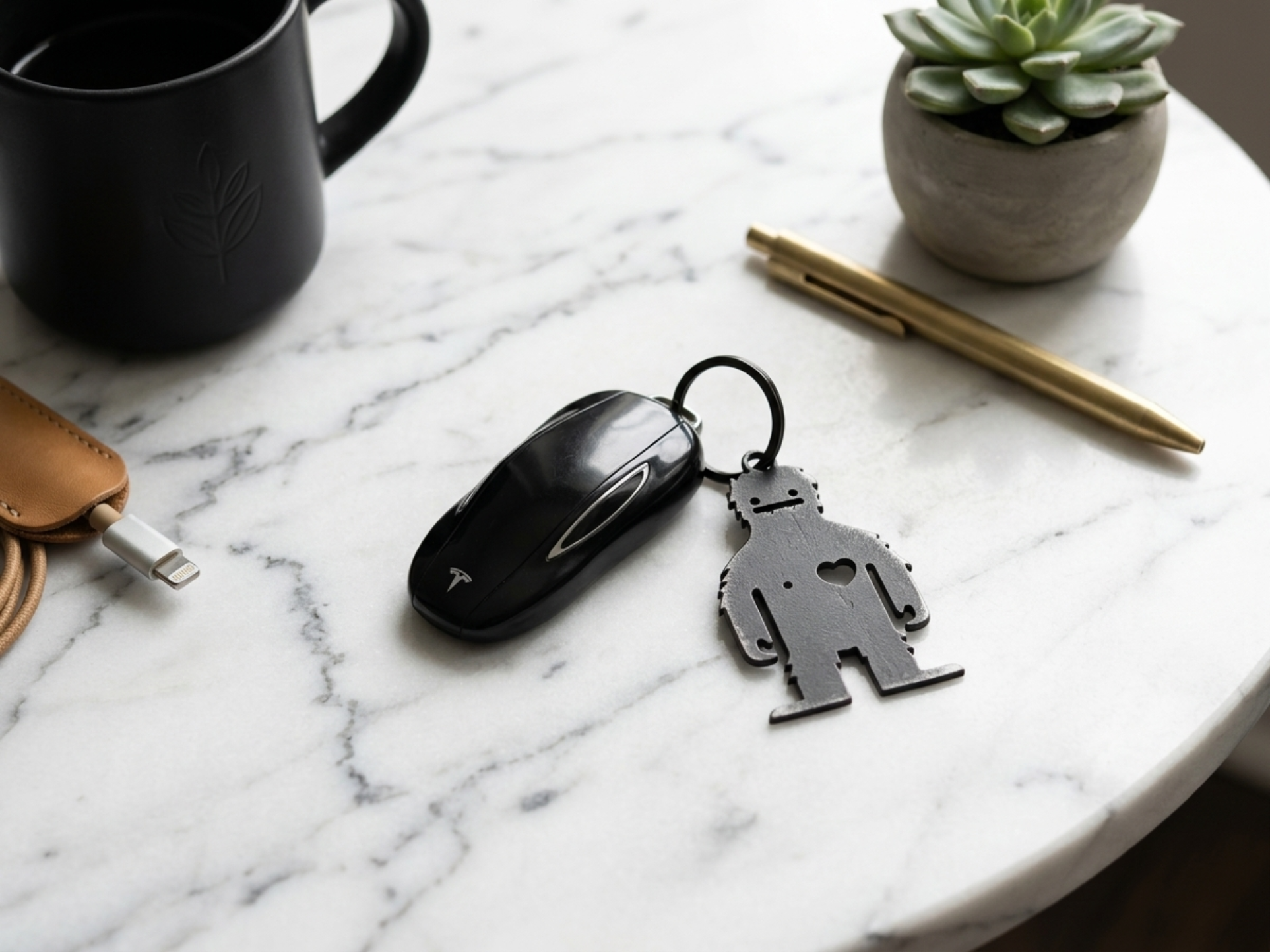 Love Squatch Steel Forge™ Tag | Keychain & Bag Charm