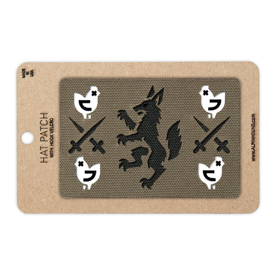 Heraldic Fox 3x2 Cordura Tactical Morale Patch