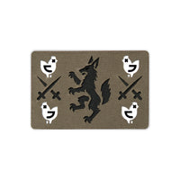 Heraldic Fox 3x2 Cordura Tactical Morale Patch