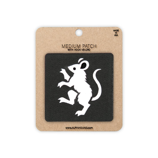 Heraldic Field Mouse 2x2 Cordura Tactical Morale Patch