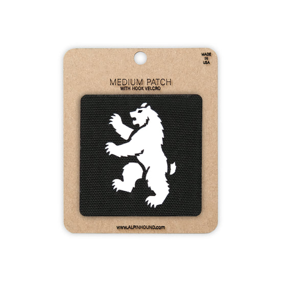 Heraldic Grizzly Bear 2x2 Cordura Tactical Morale Patch