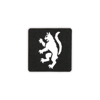 Heraldic House Cat 2x2 Cordura Tactical Morale Patch