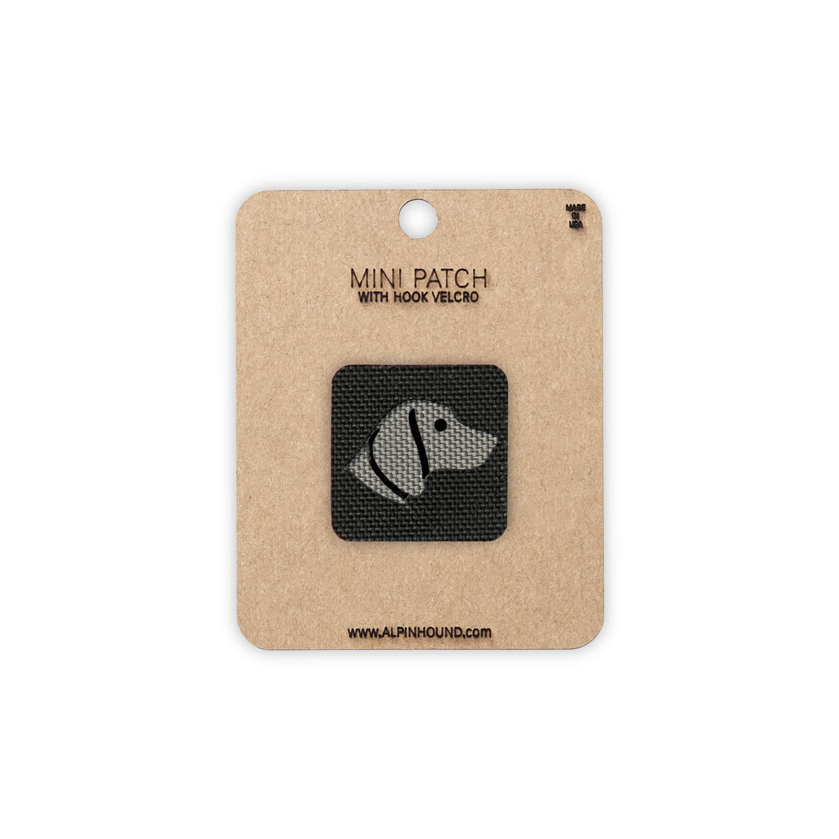 Weimaraner Head Tactical Patch 1X1 Cordura Morale Patch