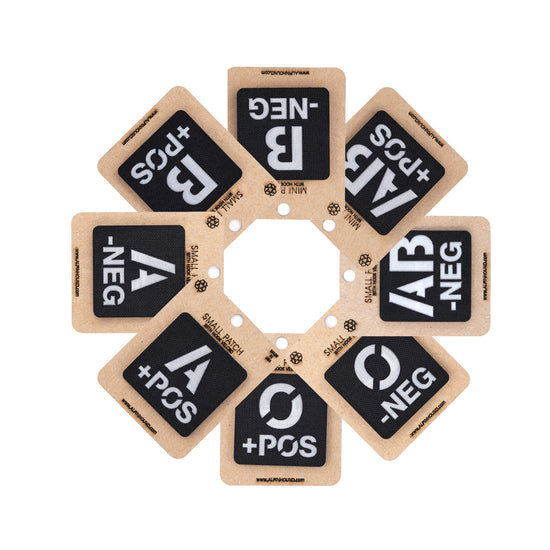 Blood Type Tactical Patch 1.5X1.5