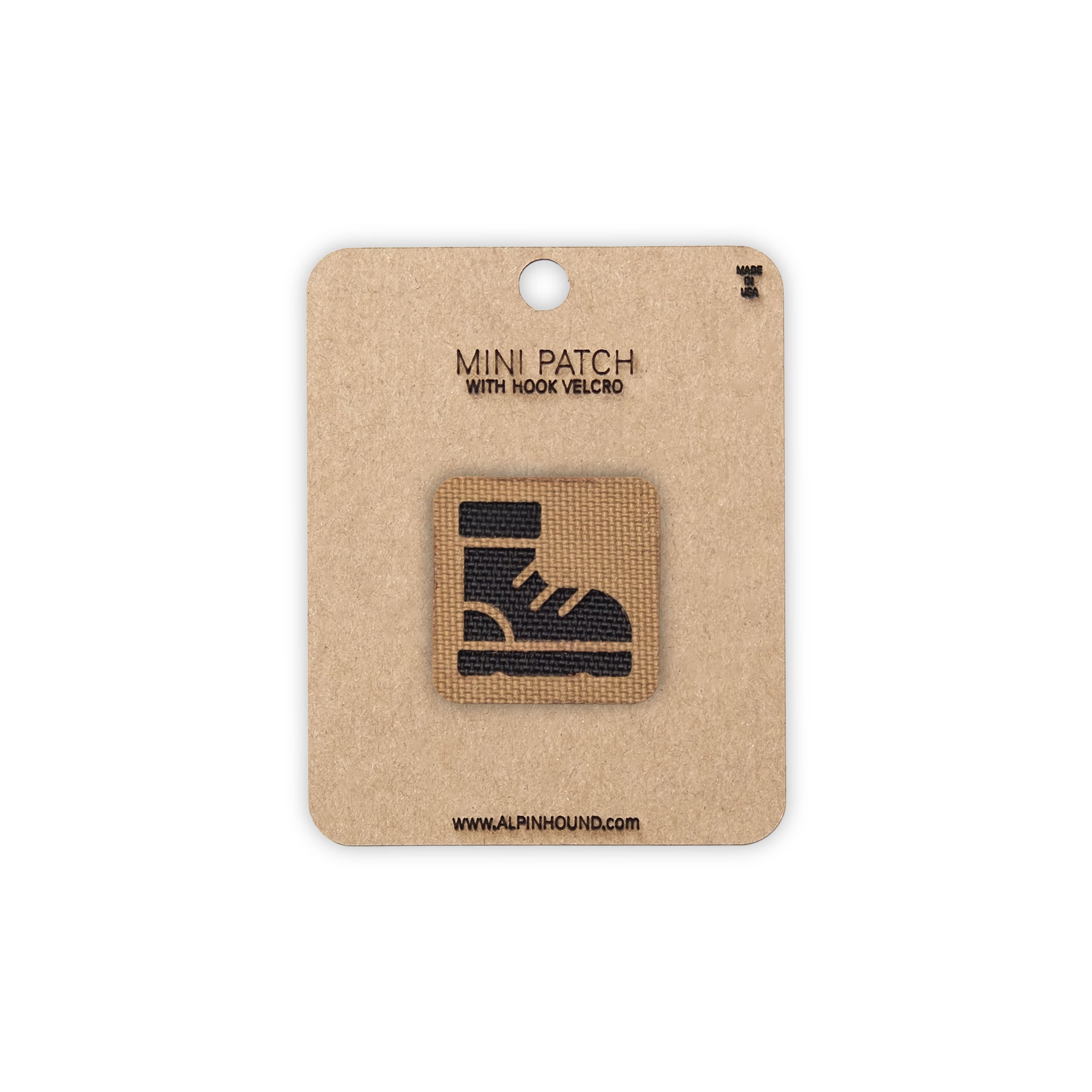 Boot Tactical Patch 1X1 Cordura Morale Patch by Alpinhound Supply