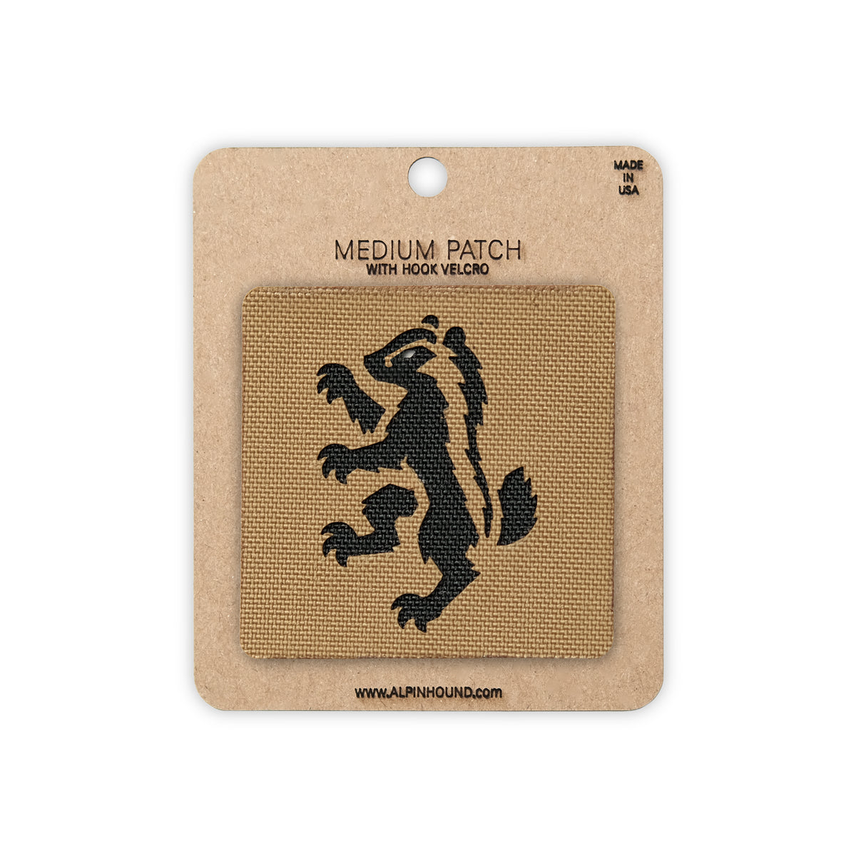 Heraldic Badger 2X2 Cordura Tactical Morale Patch