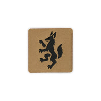 Heraldic Fox 2X2 Cordura Tactical Morale Patch