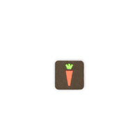 Carrot Tactical Patch 1X1 Cordura Morale Patch by Alpinhound Supply