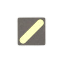 Diagonal Fat Line Tactical Patch 2X2 Cordura Morale Patch by Alpinhound Supply