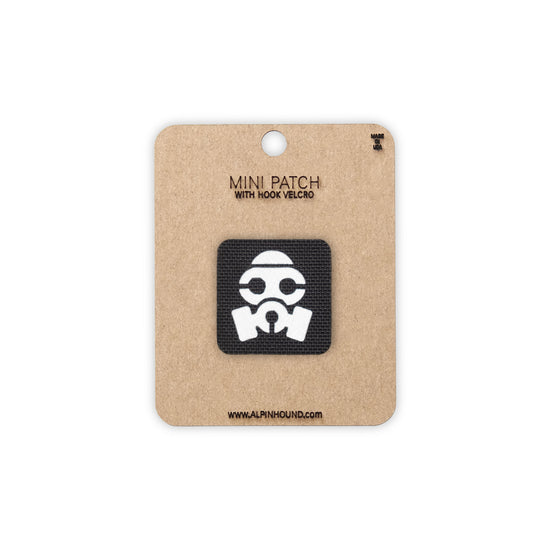 Gas Mask Tactical Patch 1X1 Cordura Morale Patch by Alpinhound Supply