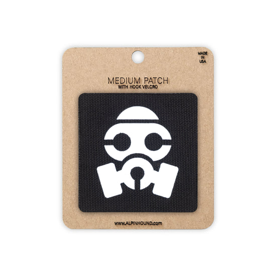 Gas Mask Tactical Patch 2X2 Cordura Morale Patch by Alpinhound Supply