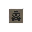 Gas Mask Tactical Patch 2X2 Cordura Morale Patch