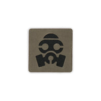 Gas Mask Tactical Patch 2X2 Cordura Morale Patch