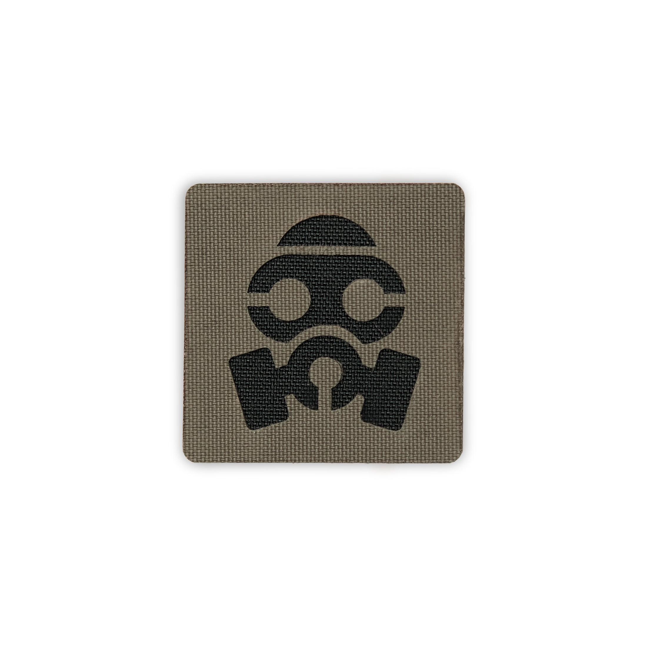 Gas Mask Tactical Patch 2X2 Cordura Morale Patch