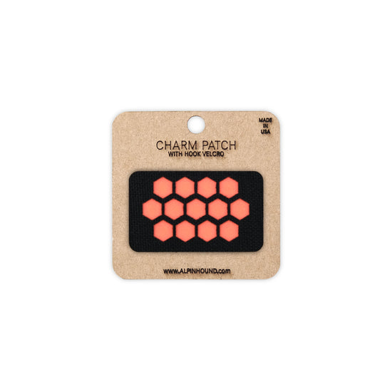 Honeycomb Charm Patch 1X1.5 Cordura Morale Patch by Alpinhound Supply