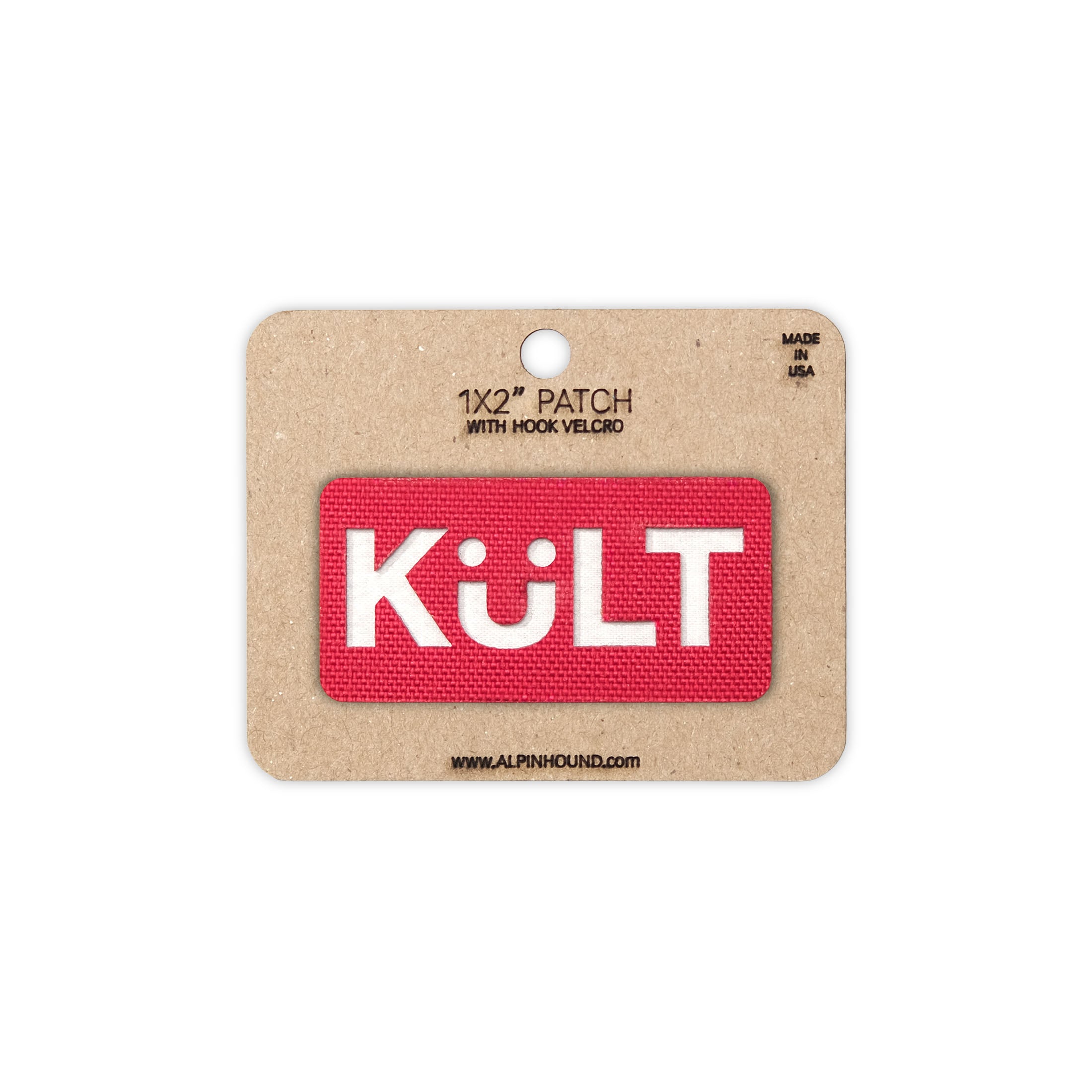 KULT Tactical Patch 1X2 Cordura Morale Patch by Alpinhound Supply