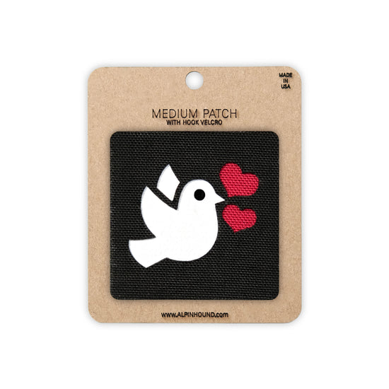 Love Bird Tactical Patch 2X2 Cordura Morale Patch by Alpinhound Supply