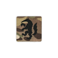 Écusson tactique Shiba Inu 2X2 Cordura Morale Patch par Alpinhound Supply