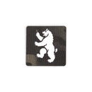 Heraldic Grizzly Bear 2x2 Cordura Tactical Morale Patch