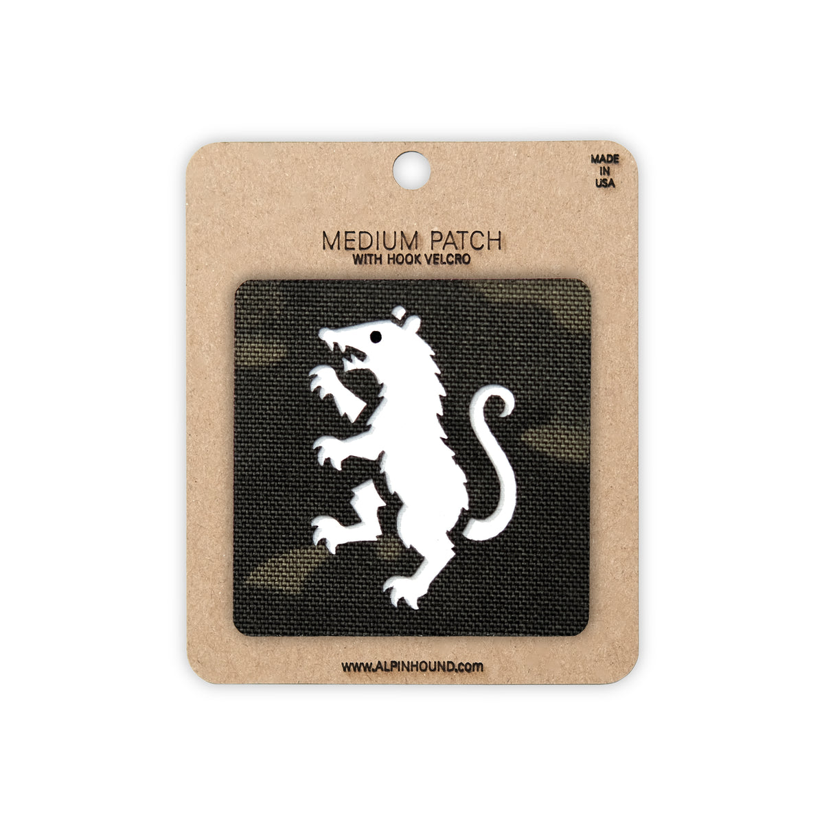 Heraldic Opossum 2X2 Cordura Tactical Morale Patch