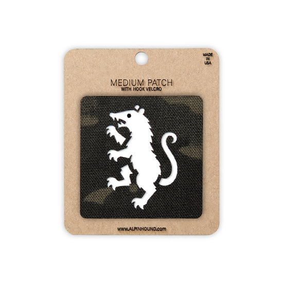 Heraldic Opossum 2X2 Cordura Tactical Morale Patch
