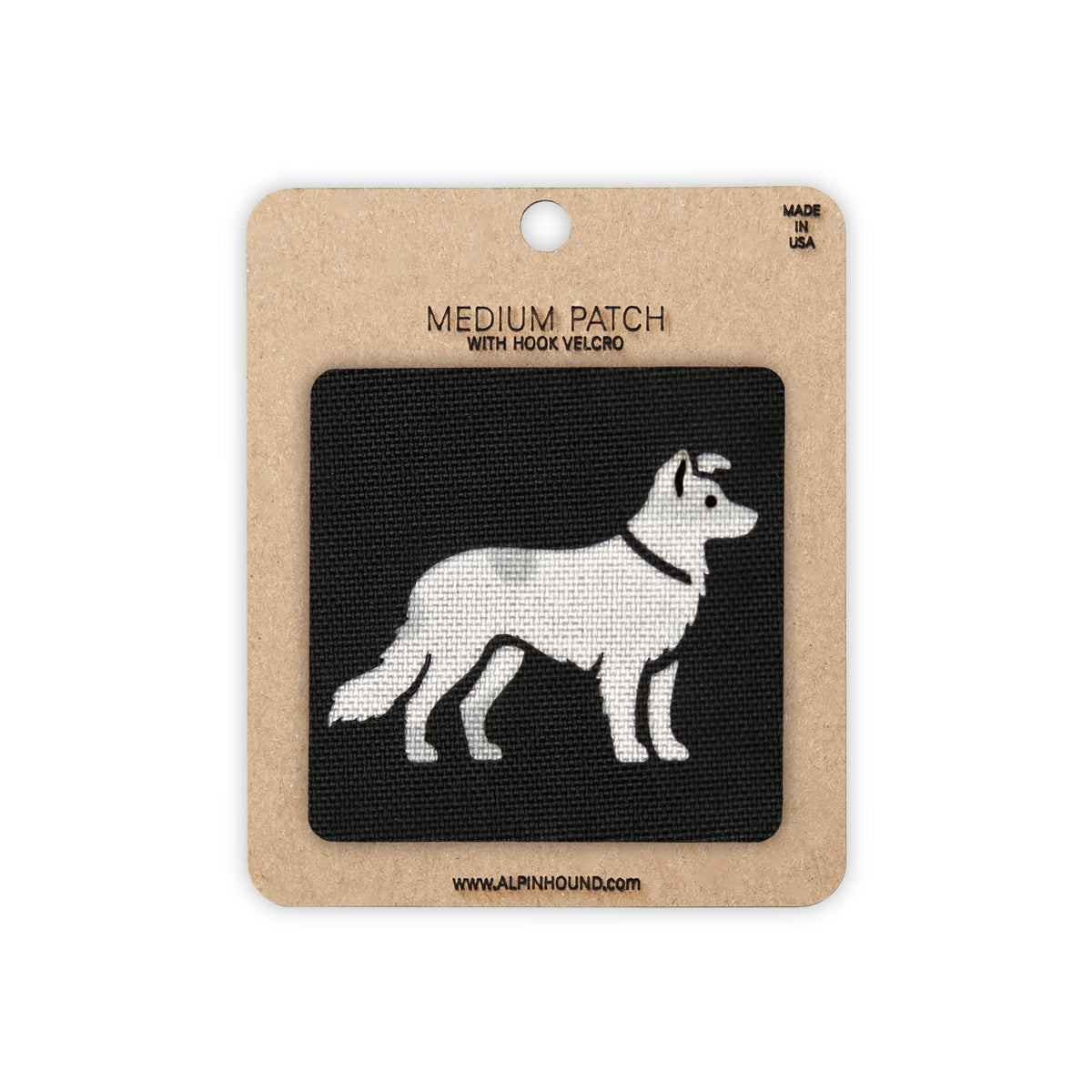Border Collie 2x2 Cordura Tactical Patch – Hook Back