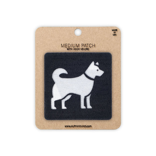 Siberian Husky Tactical Patch 2X2