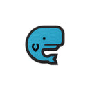 Blue Whale Tactical Patch Cutout 2X2 Cordura Morale Patch by Alpinhound Supply