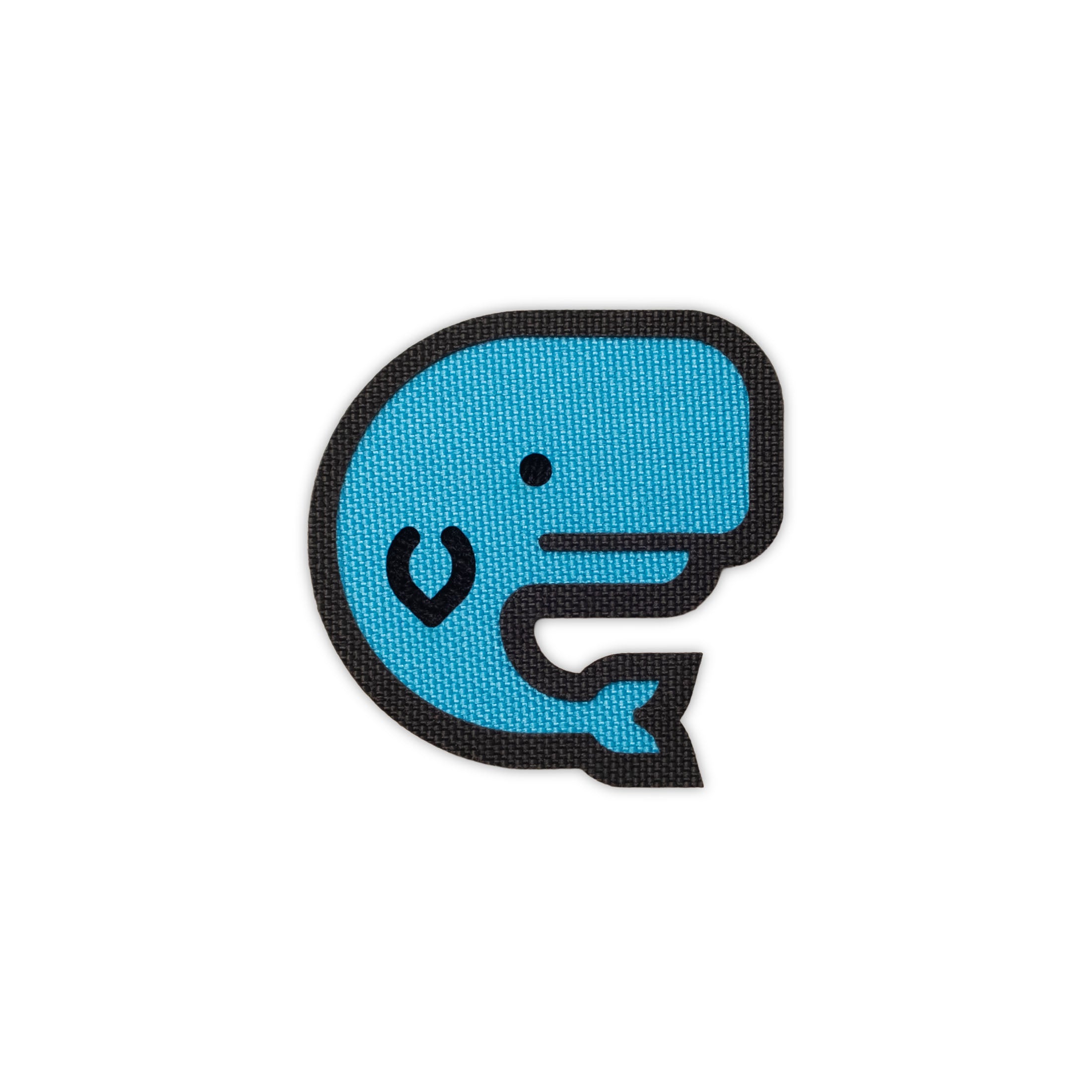 Blue Whale Tactical Patch Cutout 2X2 Cordura Morale Patch by Alpinhound Supply