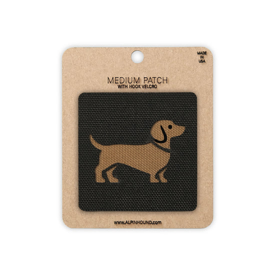 Dachshund Tactical Patch 2X2