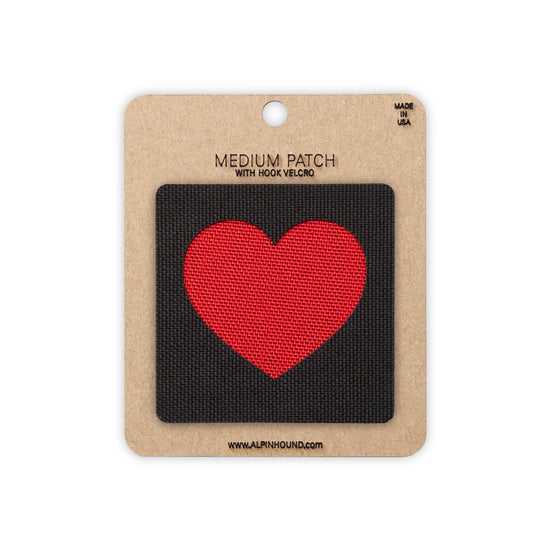 Heart Tactical Patch 2X2