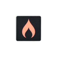 Flame Tactical Patch 2X2 Cordura Morale Patch by Alpinhound Supply