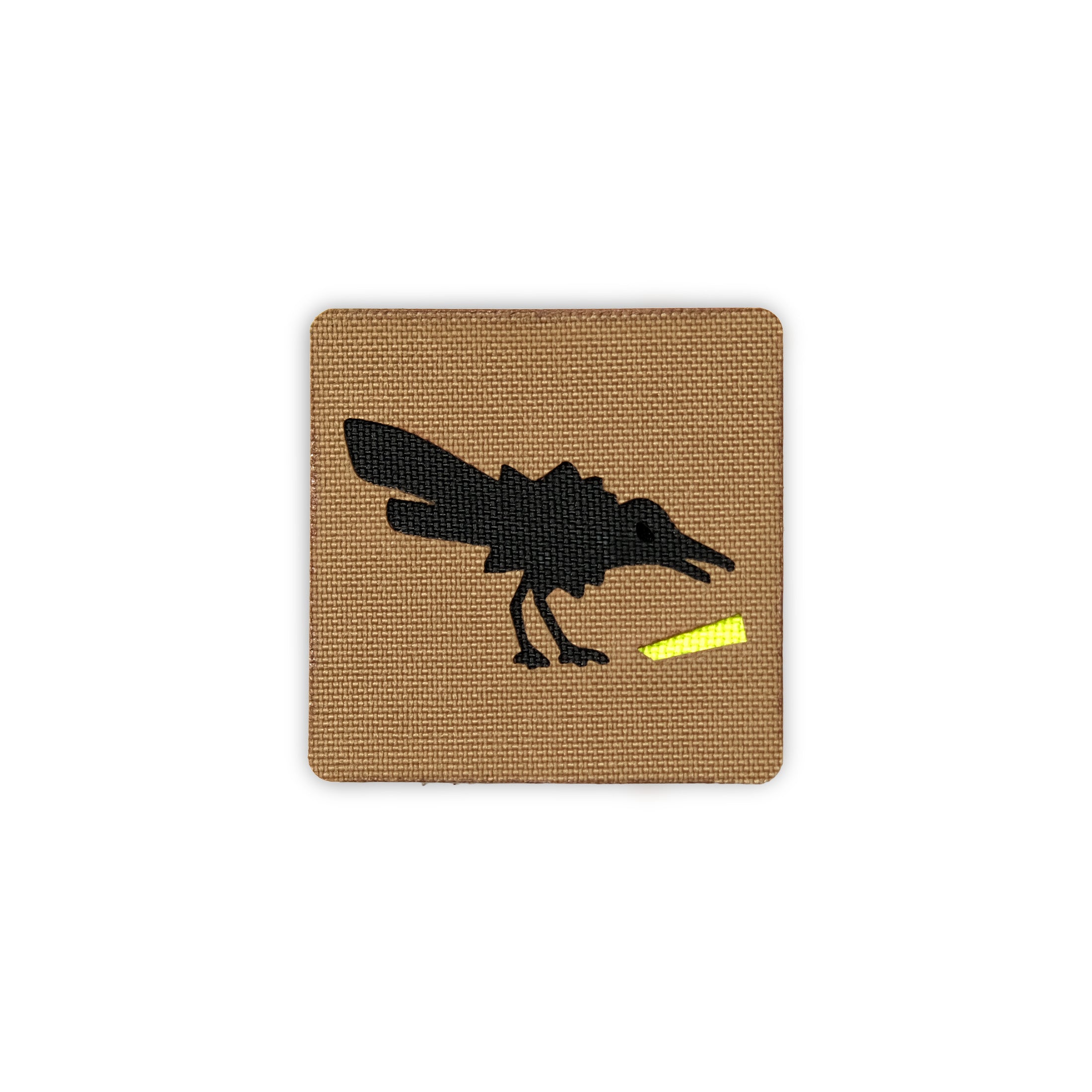 Crow & French Fry Tactical Patch 2X2 Cordura Morale Patch