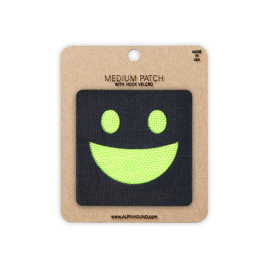 Smiley Face Tactical Patch 2X2