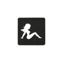 Mud flap Girl Tactical Patch 2X2 Cordura Morale Patch by Alpinhound Supply